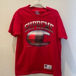 SUPREME X CHAMPION shirt